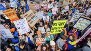 موج جدید اعتصاب کادر درمان انگلیس