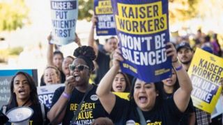 اعتصاب هزاران نفری کادر درمان در آمریکا