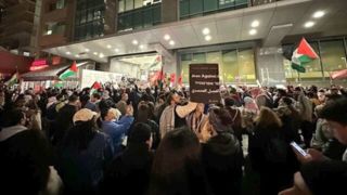 تظاهرات در آمریکا و کانادا علیه جنایت صهیونیست‌ها در غزه