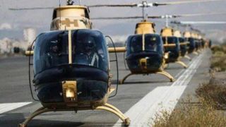 تصاویر هلیکوپترهای ارتش را ببینید | برای اولین بار در خاورمیانه ۲۰۰ هلیکوپتر پرواز می‌کنند