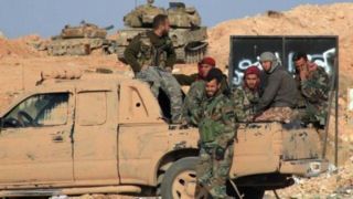 حمله داعش به نیروهای ارتش سوریه