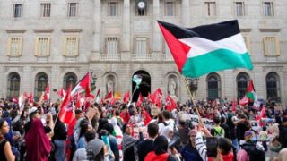 مردم چهارگوشه جهان در حمایت از فلسطین به خیابان‌ها رفتند