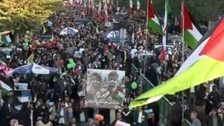 آغاز راهپیمایی تهرانی‌ها در حمایت از مردم غزه