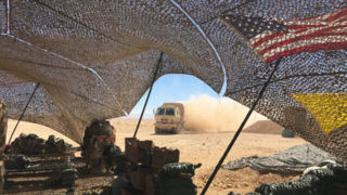 حمله پهپادی به پایگاه آمریکا در مرز عراق و سوریه