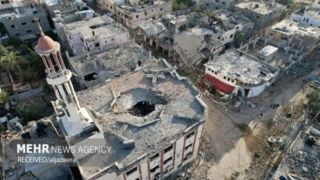 بمباران یک مهدکودک در غزه توسط رژیم کودک‌کش