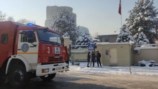 انفجار خودرو در نزدیکی سفارت ترکیه در بیشکک