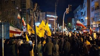 تجمع دانشجویی - مردمی برای درخواست انتقام از رژیم صهیونیستی در پی شهادت سید رضی