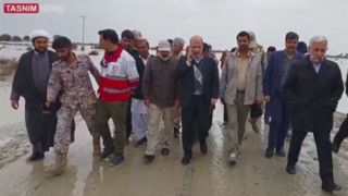 بازدید میدانی وزیر نیرو از مناطق سیل‌زده ‌بلوچستان/ صدور ‌دستور‌ برای حل مشکلات سیل‌زدگان
