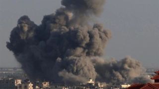 بمباران خانه‌های مسکونی در نوار غزه