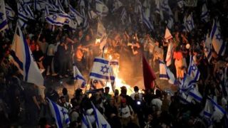 معترضان به نتانیاهو خواستار برگزاری انتخابات زودهنگام شدند