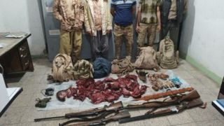 بازداشت شکارچی متخلف همراه با لاشه ۱۸ حیوان وحشی
