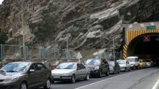 ترافیک سنگین در آزادراه تهران_شمال