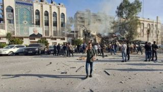  حمله هوایی اسرائیل به ساختمان کنار سفارت ایران در دمشق