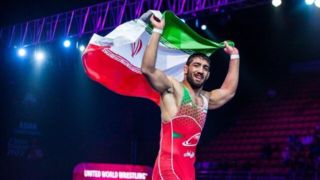 علیزاده، اولین طلایی کشتی فرنگی ایران در آسیا/ محمدی به مدال برنز رسید
