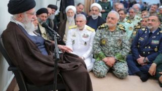 تاکید رهبر انقلاب بر اثبات ظهور قدرت اراده ملت ایران و نیروهای مسلح