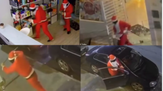 سرقت از فروشگاه با لباس بابانوئل سرقت از فروشگاه با لباس بابانوئل