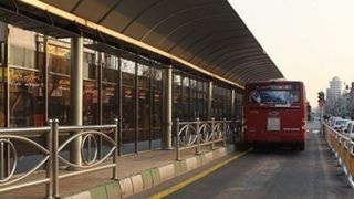 تصادف مرگبار بیآرتی با ۲ موتور در خط ویژه میدان امام حسین تصادف مرگبار بیآرتی با ۲ موتور در خط ویژه میدان امام حسین