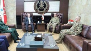 دیدار سفیر ایران با وزیر دفاع و فرمانده ارتش لبنان دیدار سفیر ایران با وزیر دفاع و فرمانده ارتش لبنان