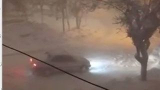 کولاک شدید در بانه 