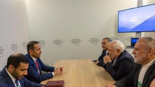 جزئیات دیدار ظریف و وزیر خارجه قطر در داووس جزئیات دیدار ظریف و وزیر خارجه قطر در داووس