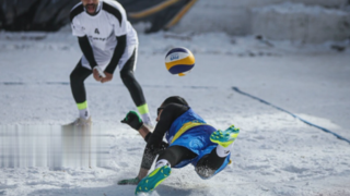 تور ملی والیبال برفی در دیزین تور ملی والیبال برفی در دیزین