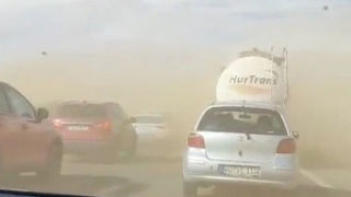 طوفان شن در اسپانیا طوفان شن در اسپانیا