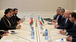 دیدار روسای مجلس ایران و عمان دیدار روسای مجلس ایران و عمان