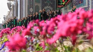  مراسم تحویل سال ۱۴۰۴ در حرم مطهر رضوی 