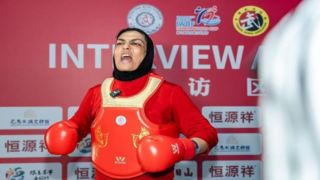 شهربانو منصوریان طلایی شد شهربانو منصوریان طلایی شد