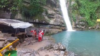 یک جوان در آبشار شیرآباد غرق شد