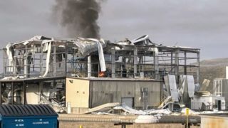 وقوع انفجار در یک مرکز آزمایش موشک آمریکا