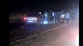 تصادف زنجیره‌ای وحشتناک جاده سمیرم به یاسوج