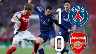 توپچی‌ها در خانه مقابل PSG شکست خوردند