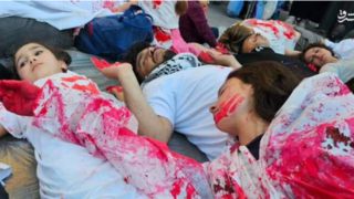 اعتراضات فعالان در بروکسل علیه نسل‌کشی در غزه