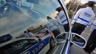  پراید متخلف بالای داربست رفت!