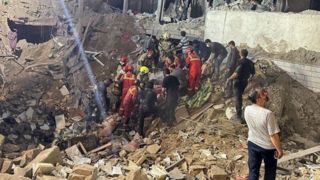 محل حمله اسرائیل به ساختمان مسکونی در نارمک