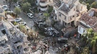 تصاویر هوایی از حال و روز تل‌آویو بعد از حمله موشکی ایران