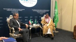 قدردانی عراقچی از مواضع عربستان در محکومیت تجاوز رژیم صهیونی علیه ایران قدردانی عراقچی از مواضع عربستان در محکومیت تجاوز رژیم صهیونی علیه ایران