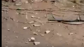 ترکیدگی لوله آب شهری در نیروگاه برق اشدود ترکیدگی لوله آب شهری در نیروگاه برق اشدود