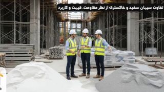 بررسی تفاوت سیمان سفید و خاکستری از نظر مقاومت، قیمت و کاربرد بررسی تفاوت سیمان سفید و خاکستری از نظر مقاومت، قیمت و کاربرد