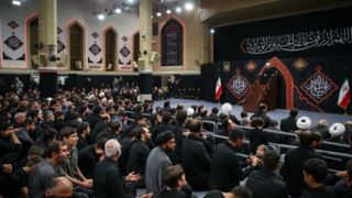 مراسم عزاداری حضرت اباعبدالله الحسین(ع) در حسینیه امام خمینی(ره) برگزار شد