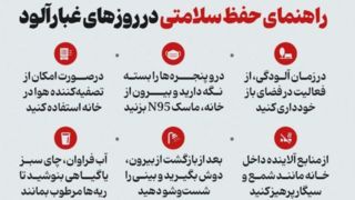 راهنمای حفظ سلامتی در روزهای غبارآلود