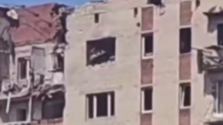 نمونه ای از تست مانور و شدت‌تخریب ریزپرنده حامل مهمات