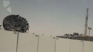 تصاویر جدید از رادوم منهدم‌شده در پایگاه العدید