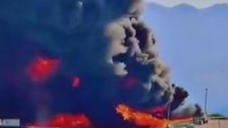 آتش سوزی گسترده در میدان نفتی سارسانگ عراق