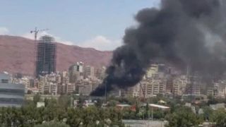 آتشسوزی دستگاه رنجر در یک شهربازی تبریز آتشسوزی دستگاه رنجر در یک شهربازی تبریز