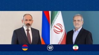 گفت و گوی تلفنی پزشکیان و نخستوزیر ارمنستان: متعهد به قوانین بینالمللی هستیم اما زیر بار زور نمیرویم گفت و گوی تلفنی پزشکیان و نخستوزیر ارمنستان: متعهد به قوانین بینالمللی هستیم اما زیر بار زور نمیرویم