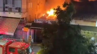 آتش‌سوزی در تل‌آویو 