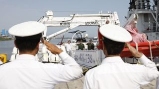 ورود شناور نیروی دریایی فدراتیو روسیه به منطقه عمومی رزمایش خزر