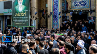 پیکر احمد توکلی تشییع و به خاک سپرده شد